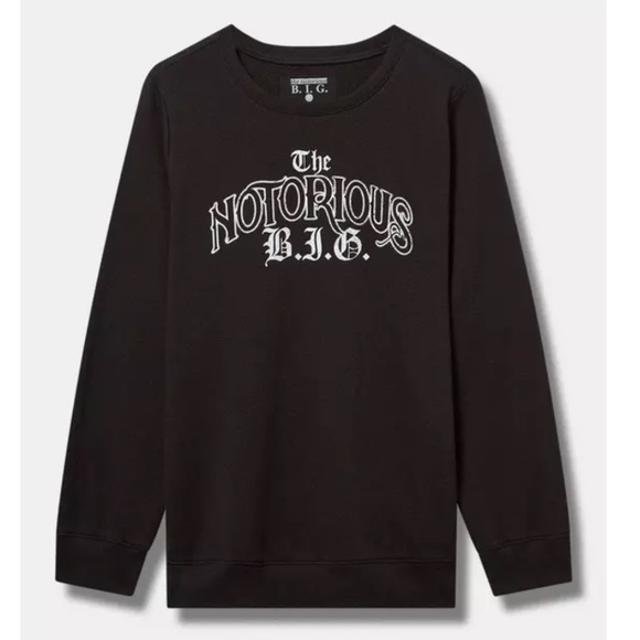 torrid Sweaters - TORRID NWT Notorious B.I.G. Cozy Fleece Crew Sweatshirt